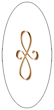 DG5000-601-CP-WT Copper Scroll White